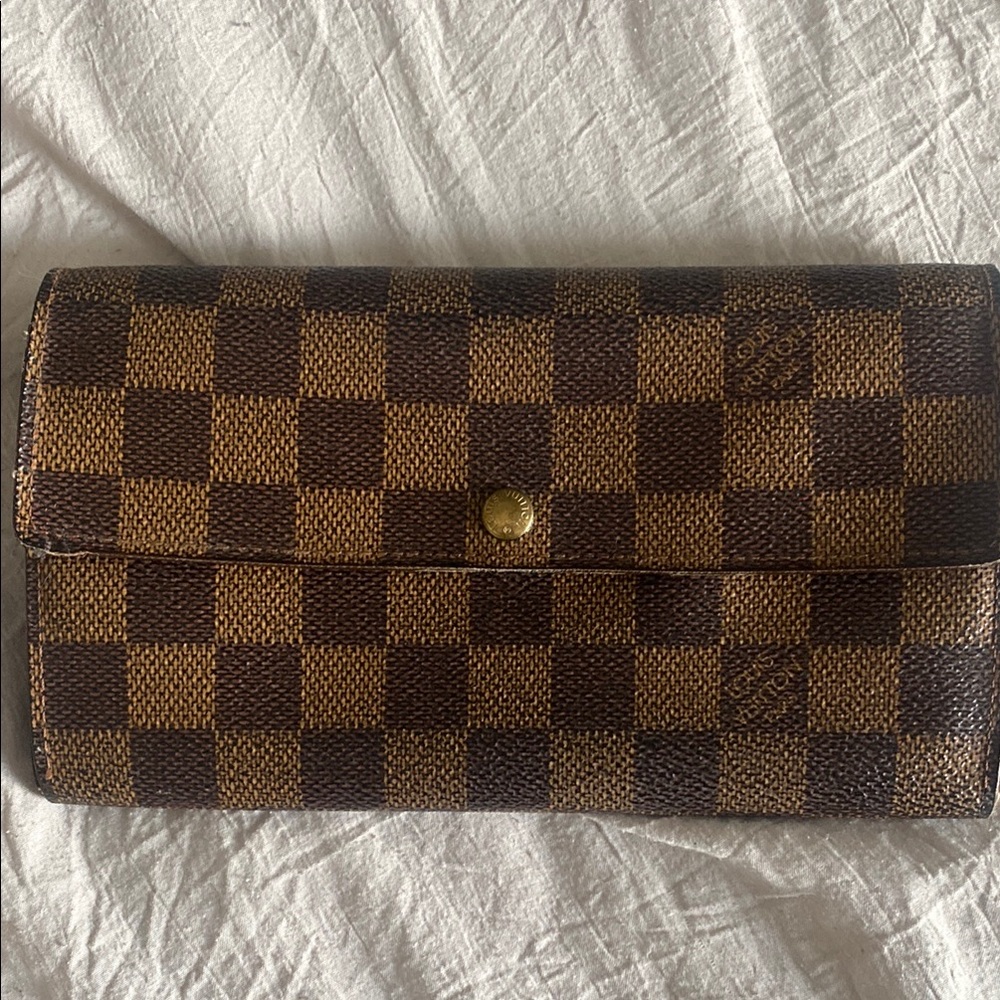Louis Vuitton Damier ebene Sarah wallet aut CA0967